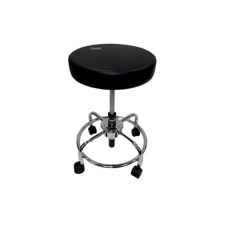 Lds Industries ShopSol Round Lab Stool - Backless - Black 1010355